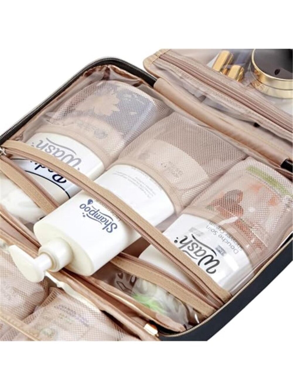 Large Hanging Toiletry Bag Travel Makeup Organizer Cosmetic Case Waterproof - Picture 6 of 6